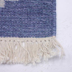 Swedish flat weave Röllakan carpet, 1950s