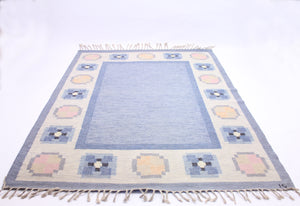 Ingegerd Silow, flat weave Röllakan carpet, 1950s