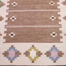 Load image into Gallery viewer, Swedish flat weave Röllakan carpet, 1950s
