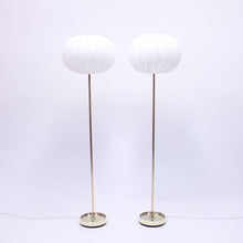 Load image into Gallery viewer, Pair of Swedish floor lamps manufactured by Fagerhult, 1960s