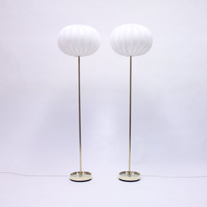 Pair of Swedish floor lamps manufactured by Fagerhult, 1960s
