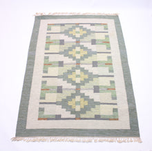 Load image into Gallery viewer, Swedish flat weave Röllakan carpet, 1950s