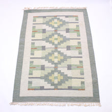 Load image into Gallery viewer, Swedish flat weave Röllakan carpet, 1950s