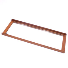 Load image into Gallery viewer, Rare vintage Scandinavian Luxus teak wall mirror, 1960s