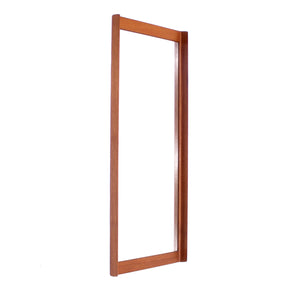 Rare vintage Scandinavian Luxus teak wall mirror, 1960s