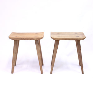Carl Malmsten, pair of Visingsö pine stools, Karl Andersson & söner, 1950s
