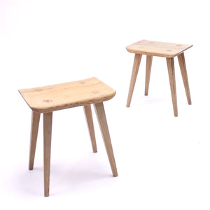 Carl Malmsten, pair of Visingsö pine stools, Karl Andersson & söner, 1950s