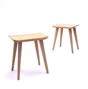 Carl Malmsten, pair of Visingsö pine stools, Karl Andersson & söner, 1950s