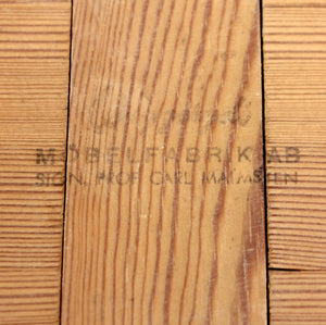 Carl Malmsten, pair of Visingsö pine stools, Karl Andersson & söner, 1950s