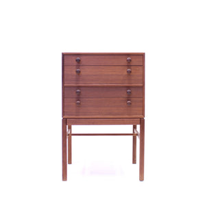 Engström / Myrstrand, freestanding teak cabinet Casino, Tingströms, 1950s