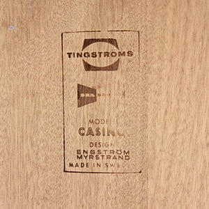 Engström / Myrstrand, freestanding teak cabinet Casino, Tingströms, 1950s