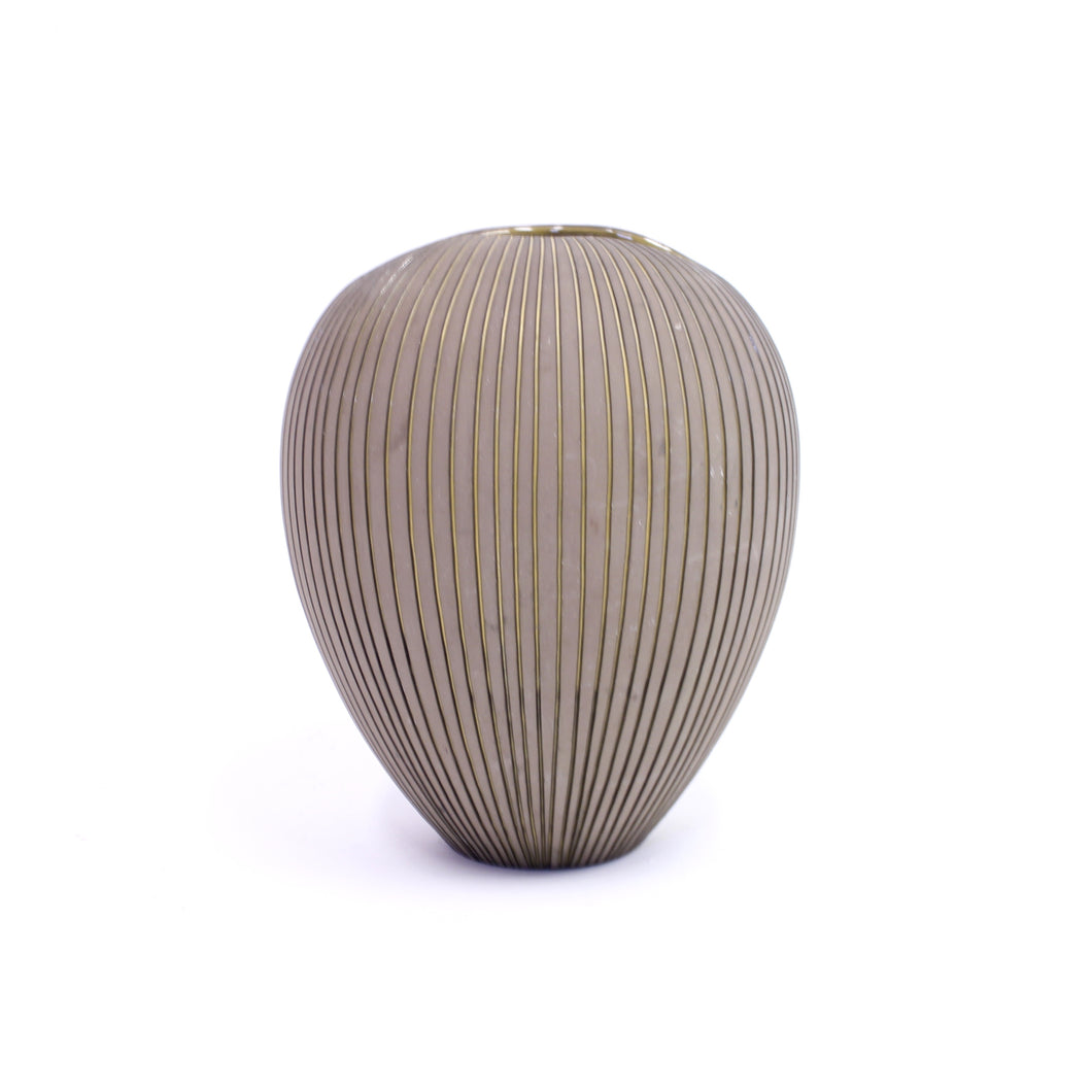 Hjördis Oldfors, Kokos earthenware vase, Upsala Ekeby, 1950s