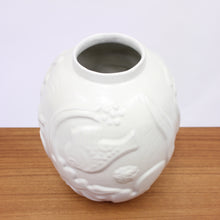Load image into Gallery viewer, Anna-Lisa Thomson, white earthenware vase, Upsala Ekeby, 1950s