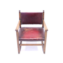 Load image into Gallery viewer, Oak fireside chair attributed to Adolf Loos, 1930s