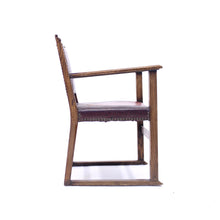 Load image into Gallery viewer, Oak fireside chair attributed to Adolf Loos, 1930s