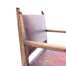 Load image into Gallery viewer, Oak fireside chair attributed to Adolf Loos, 1930s
