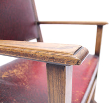 Load image into Gallery viewer, Oak fireside chair attributed to Adolf Loos, 1930s