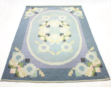 Load image into Gallery viewer, Rare Ingegerd Silow, flat weave Röllakan carpet, 1950s