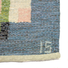 Load image into Gallery viewer, Rare Ingegerd Silow, flat weave Röllakan carpet, 1950s