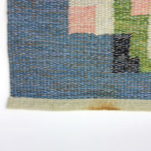 Load image into Gallery viewer, Rare Ingegerd Silow, flat weave Röllakan carpet, 1950s