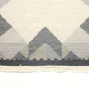 Swedish flat weave Röllakan carpet, 1970s