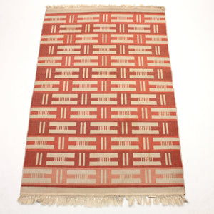 Swedish flat weave Röllakan carpet, 1960s