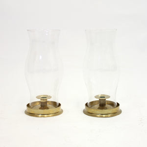 Pair of brass storm lanterns, 1970s