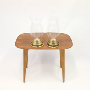 Pair of brass storm lanterns, 1970s