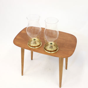 Pair of brass storm lanterns, 1970s