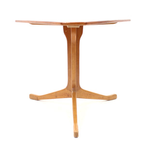 Scandinavian triangular teak coffee table, 1950s
