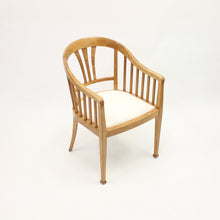 Load image into Gallery viewer, Scandinavian birch Art Nouveau arm chair, early 1900s