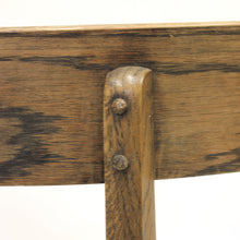 Load image into Gallery viewer, Oak and leather Klismos chair, early 20th century