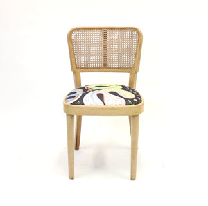 Thonet chair with Josef Frank fabric, ca 1950s