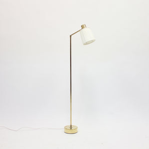 Hans Bergström, brass floor lamp, Atelje Lyktan, 1950s