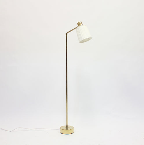 Hans Bergström, brass floor lamp, Atelje Lyktan, 1950s