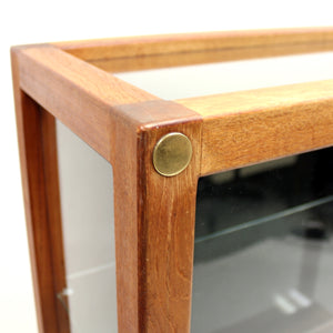 Carl Gustaf Hiort af Ornäs, teak vitrine display cabinet, 1950s