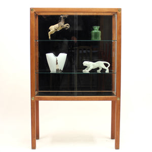 Carl Gustaf Hiort af Ornäs, teak vitrine display cabinet, 1950s