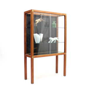 Carl Gustaf Hiort af Ornäs, teak vitrine display cabinet, 1950s