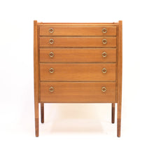 Load image into Gallery viewer, Swedish mid-century teak chest of drawers by Treman, 1960s