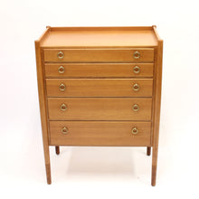 Load image into Gallery viewer, Swedish mid-century teak chest of drawers by Treman, 1960s