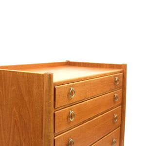 Swedish mid-century teak chest of drawers by Treman, 1960s