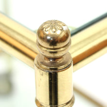 Load image into Gallery viewer, Faux bambu brass bar cart, 1970s