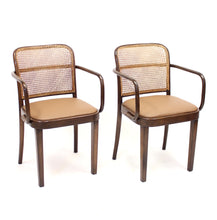 Load image into Gallery viewer, Josef Frank/Josef Hoffmannn, pair of armchairs model A 811/1 F for Thonet, 1930s
