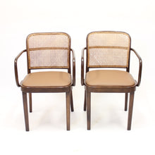 Load image into Gallery viewer, Josef Frank/Josef Hoffmannn, pair of armchairs model A 811/1 F for Thonet, 1930s