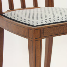 Load image into Gallery viewer, Set of 8 oak architectural Art Nouveau chairs, early 20th century