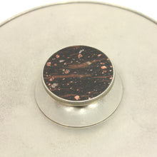 Load image into Gallery viewer, Swedish pewter and Porfyr stone Jewelry box by Stenlya, 1974