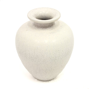 Gunnar Nylund vase in white hares fur glaze for Rörstrand, 1950s
