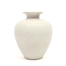 Load image into Gallery viewer, Gunnar Nylund vase in white hares fur glaze for Rörstrand, 1950s