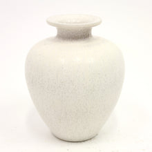 Load image into Gallery viewer, Gunnar Nylund vase in white hares fur glaze for Rörstrand, 1950s