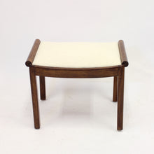 Load image into Gallery viewer, Art Deco stool in stained birch, 1930s